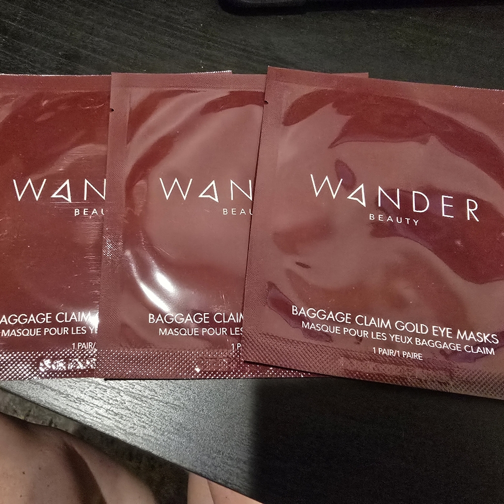 3 Packs Wander Beauty Baggage Claim Eye Masks